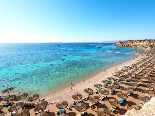 Bezwietrzna zatoka w Sharm el-Sheikh
