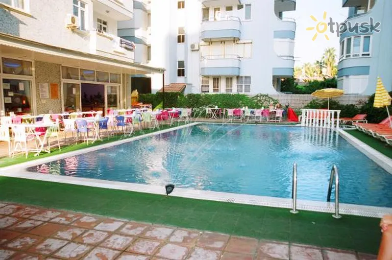 Фото отеля Huska Plaza 3* Аланія Туреччина екстер'єр та басейни