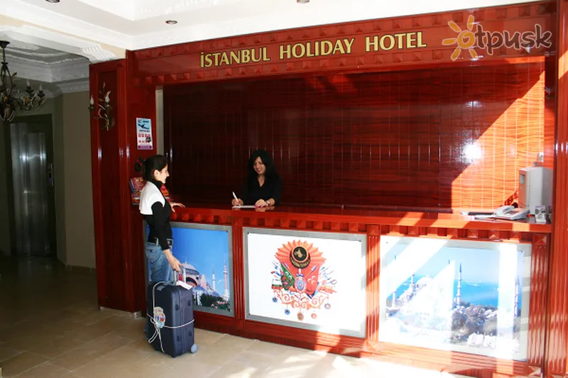 Фото отеля Istanbul Holiday Hotel 3* Стамбул Турция лобби и интерьер