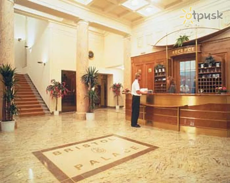 Фото отеля Bristol Palace 4* Карлові Вари Чехія лобі та інтер'єр