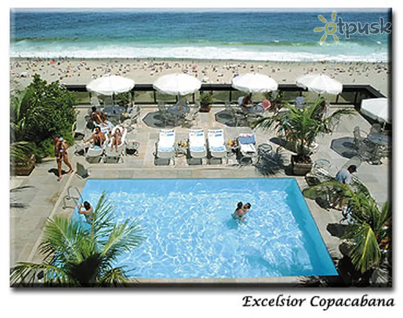 Фото отеля Excelsior Copacabana 4* Ріо-де-Жанейро Бразилія екстер'єр та басейни