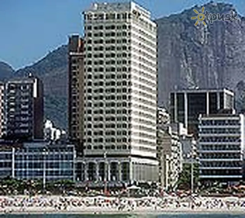 Фото отеля Caesar Park 5* Рио-де-Жанейро Бразилия экстерьер и бассейны