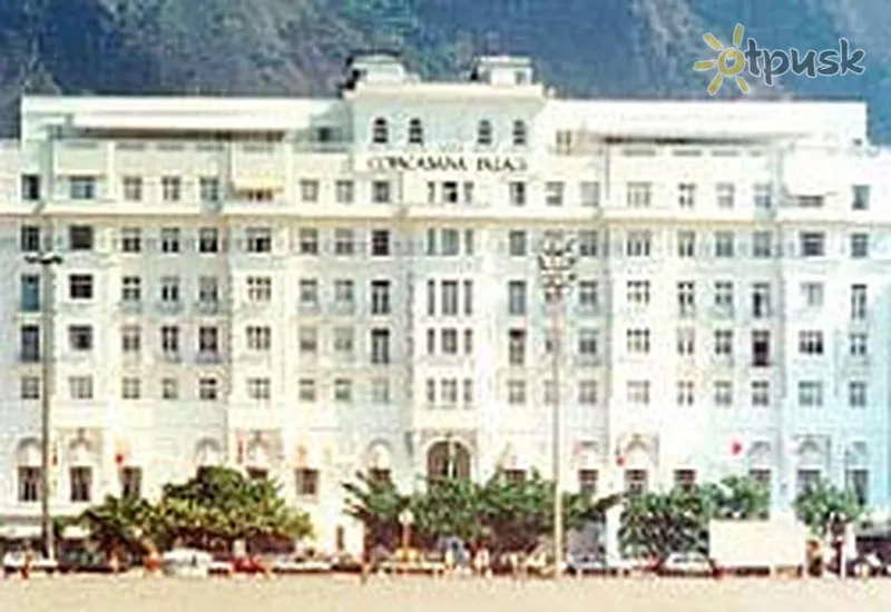 Фото отеля Copacabana Palace 5* Рио-де-Жанейро Бразилия экстерьер и бассейны