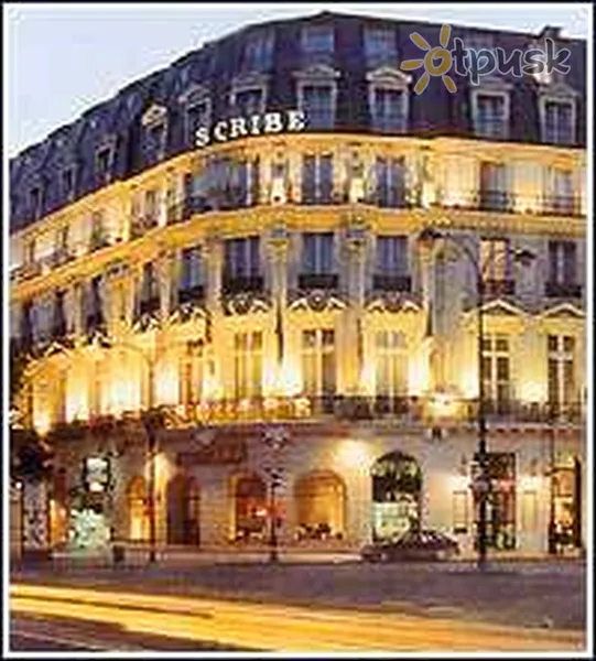 Фото отеля Scribe 5* Paryžius Prancūzija išorė ir baseinai