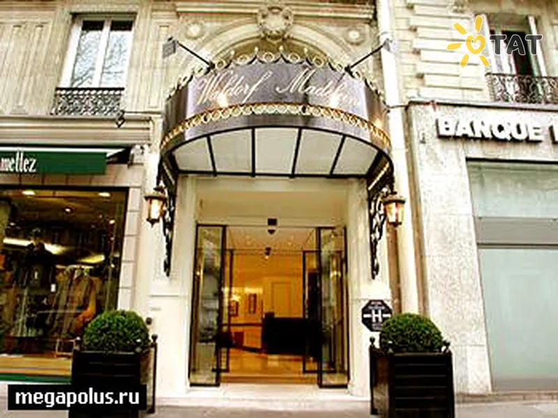 Фото отеля Waldorf Madeleine 4* Париж Франція екстер'єр та басейни