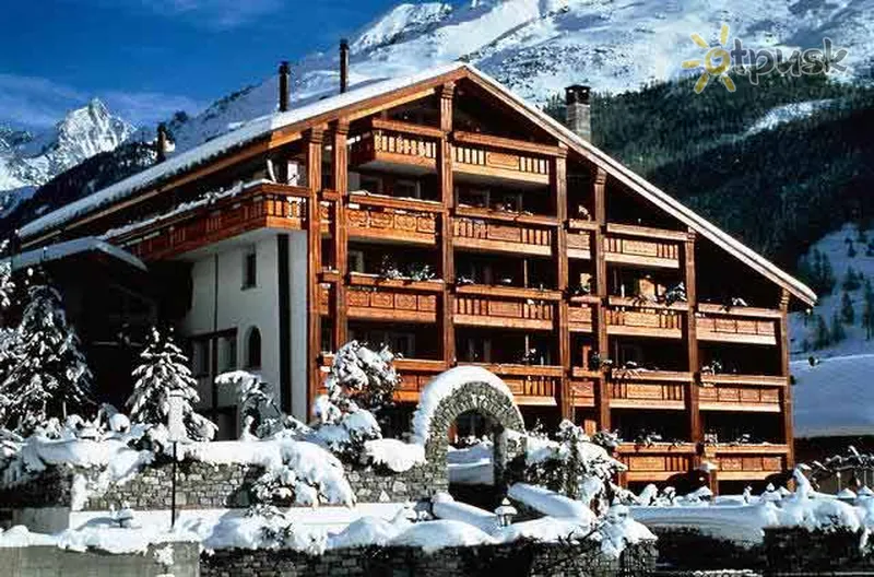 Фото отеля Alex 4* Zermatas Šveicarija išorė ir baseinai