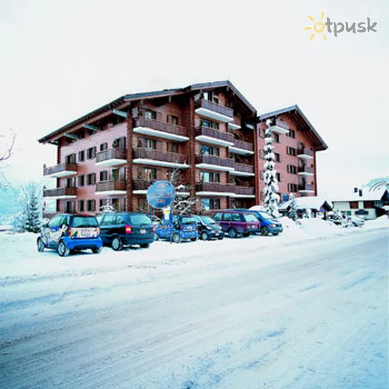 Фото отеля Montpelier 4* Verbier Šveicarija išorė ir baseinai