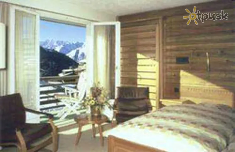 Фото отеля La Rotonde 3* Verbier Šveicarija kambariai