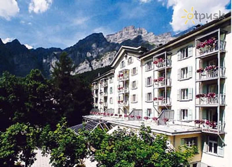 Фото отеля Les Sources Des Alpes 5* Lekerbads Šveice ārpuse un baseini
