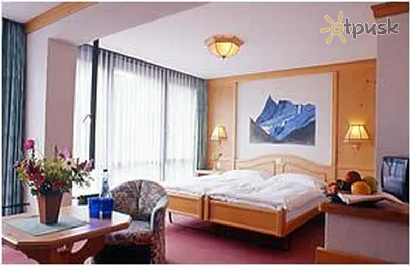 Фото отеля Eiger 4* Grindelvaldas Šveicarija kambariai