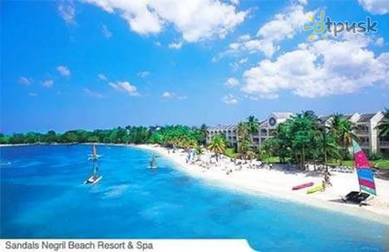 Фото отеля Sandals Negril Beach Resort & Spa 4* Негрил Ямайка пляж