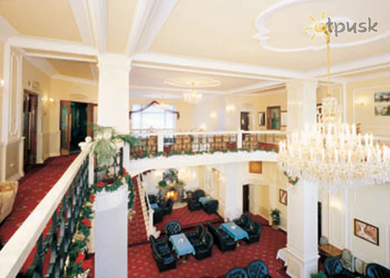 Фото отеля Grandhotel Praha 4* Татранська Ломниця Словаччина лобі та інтер'єр