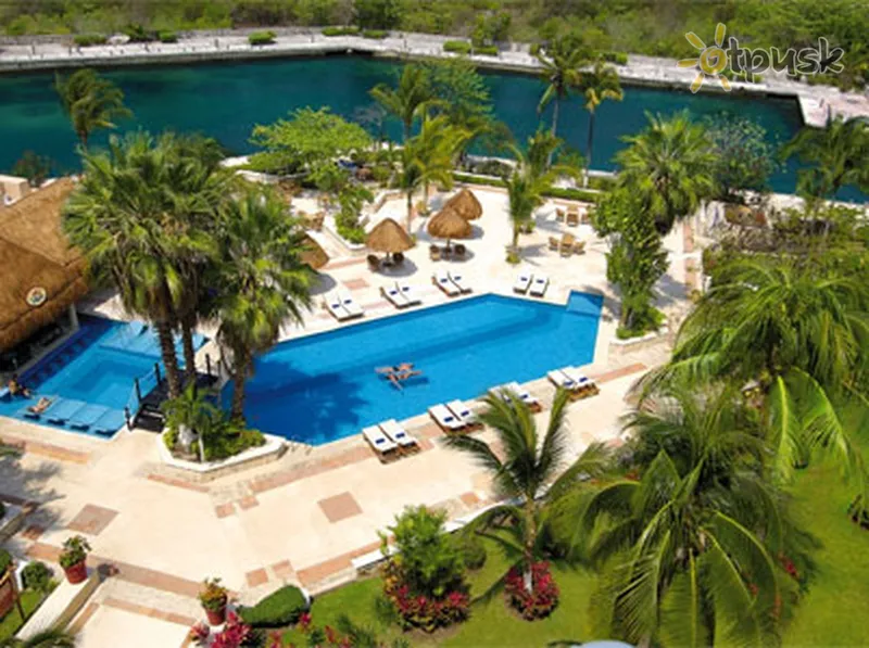 Фото отеля Sunscape Puerto Aventuras 5* Ривьера Майя Мексика экстерьер и бассейны