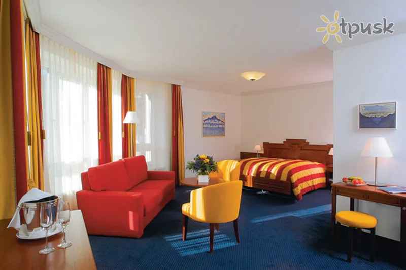 Фото отеля Monopol 4* Sankt Moricas Šveicarija kambariai