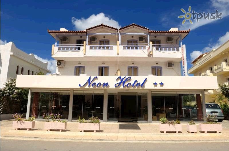 Фото отеля Neon Hotel 2* о. Крит – Ираклион Греция экстерьер и бассейны