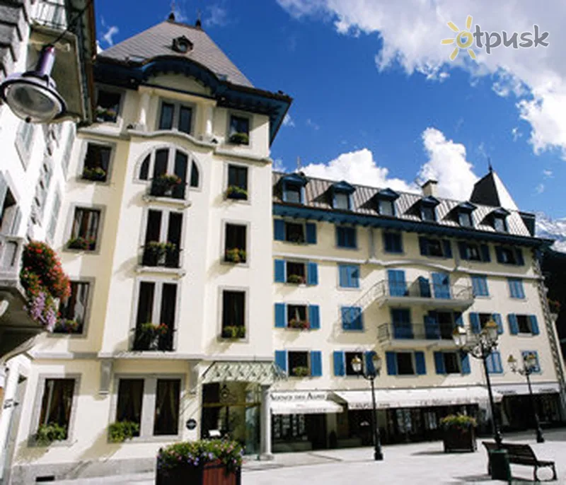 Фото отеля Grand Hotel des Alpes 4* Šamoni Prancūzija išorė ir baseinai