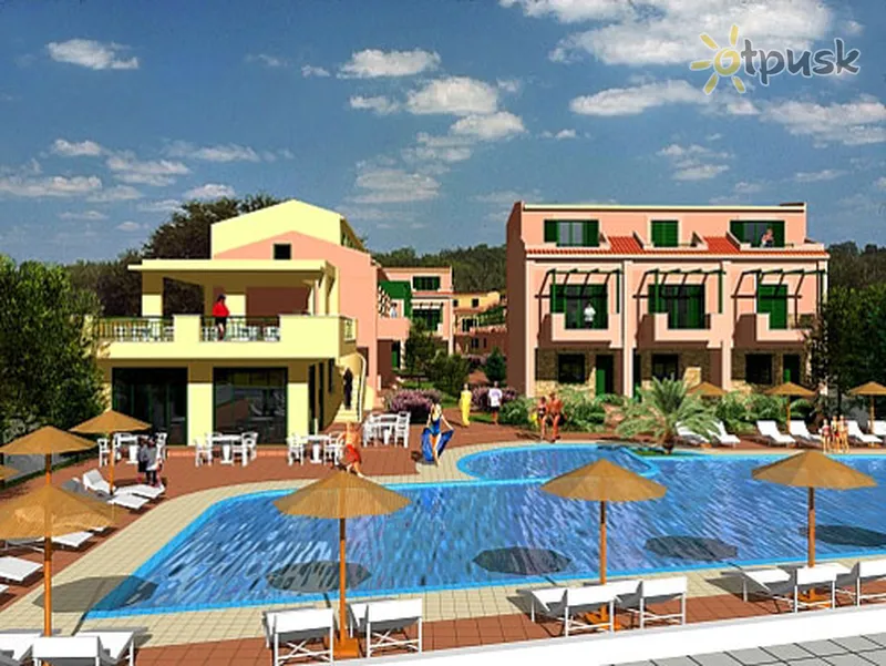 Фото отеля Mediterranean Beach Resort 4* Zakintas Graikija išorė ir baseinai