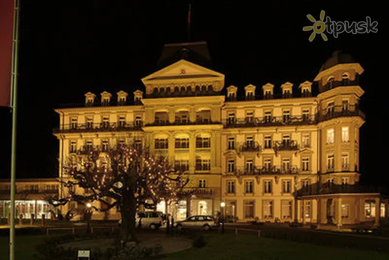 Фото отеля Lindner Grand Hotel Beau Rivage 5* Interlakenas Šveicarija išorė ir baseinai