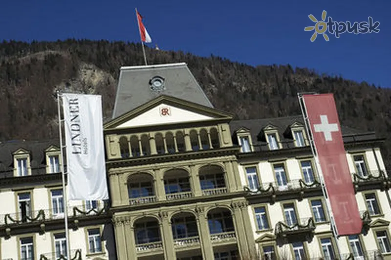 Фото отеля Lindner Grand Hotel Beau Rivage 5* Интерлакен Швейцария экстерьер и бассейны
