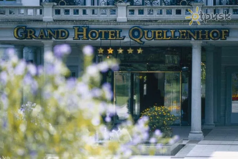 Фото отеля Grand Hotel Quellenhof 4* Bad Ragazas Šveicarija išorė ir baseinai