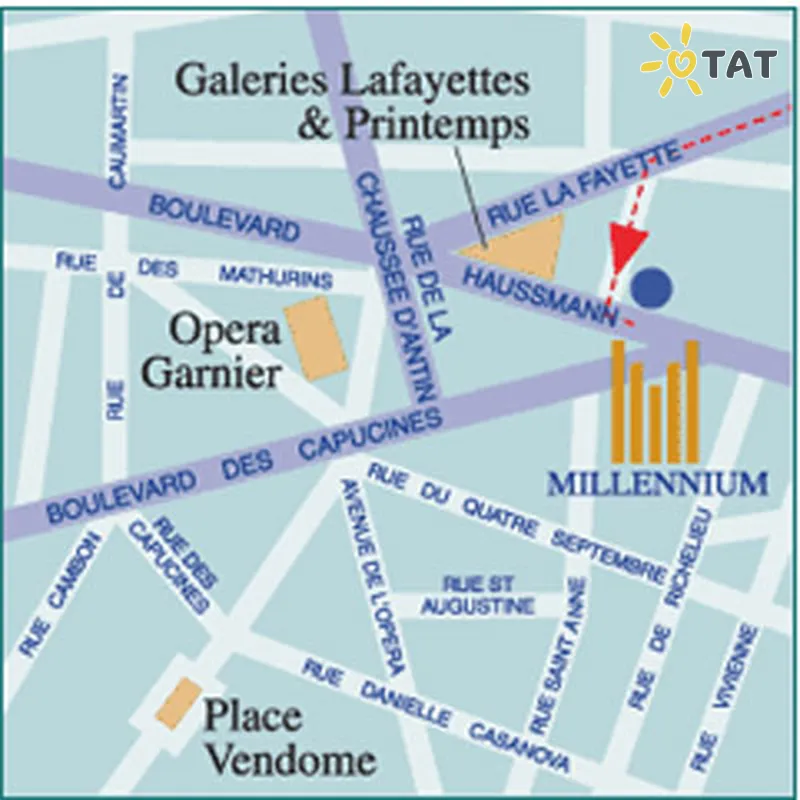 Фото отеля Millenium Paris Opera 4* Париж Франція інше