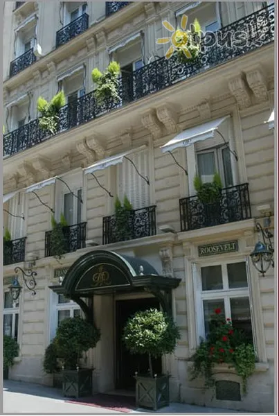 Фото отеля Franklin Roosevelt 4* Parīze Francija ārpuse un baseini