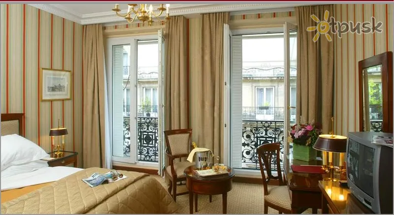 Фото отеля Franklin Roosevelt 4* Parīze Francija istabas