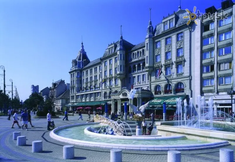 Фото отеля Civis Grand Hotel Aranybika 4* Дебрецен Венгрия экстерьер и бассейны