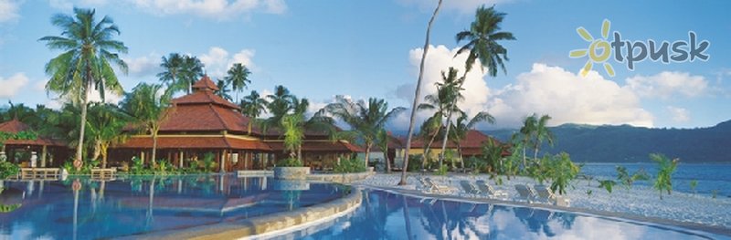 Фото отеля Sainte Anne Resort 5* о. Маэ Сейшельские о-ва экстерьер и бассейны