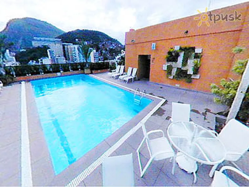 Фото отеля Ipanema Plaza 4* Rio de Žaneiras Brazilija išorė ir baseinai