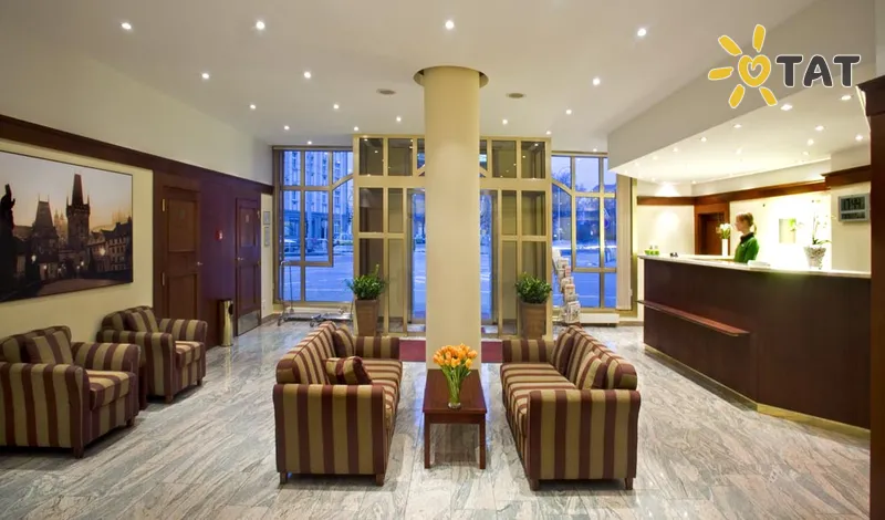 Фото отеля Plaza Prague Hotel 4* Прага Чехія лобі та інтер'єр
