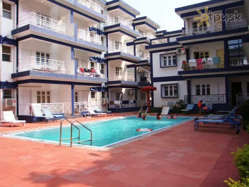 Фото отеля Beira Mar Resort 2* Šiaurės Goa Indija išorė ir baseinai