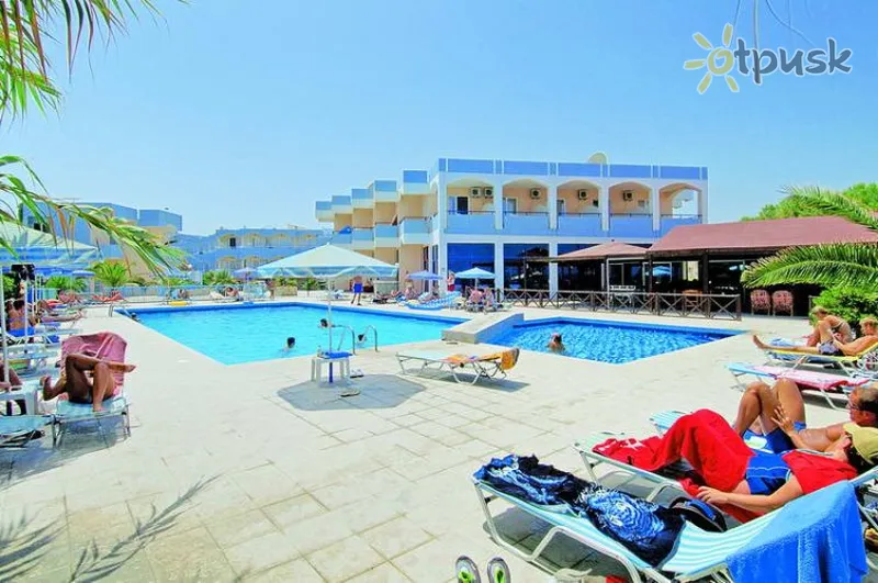 Фото отеля Kathrin Beach 3* о. Крит – Ретимно Греция экстерьер и бассейны