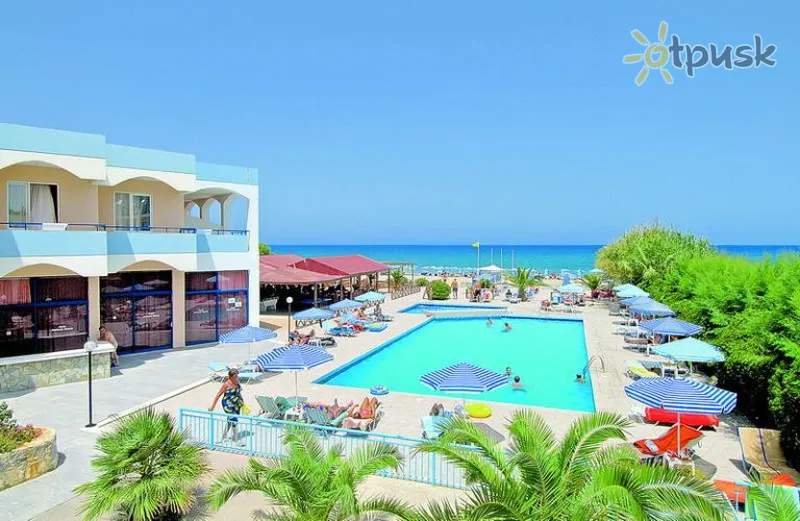 Фото отеля Kathrin Beach 3* Kreta – Retimnas Graikija išorė ir baseinai