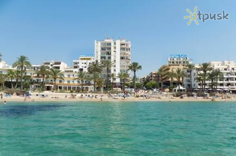 Фото отеля Central Playa 2* о. Ібіца Іспанія пляж