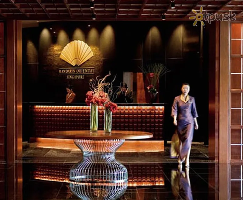 Фото отеля Mandarin Oriental 5* Сингапур Сингапур лобби и интерьер