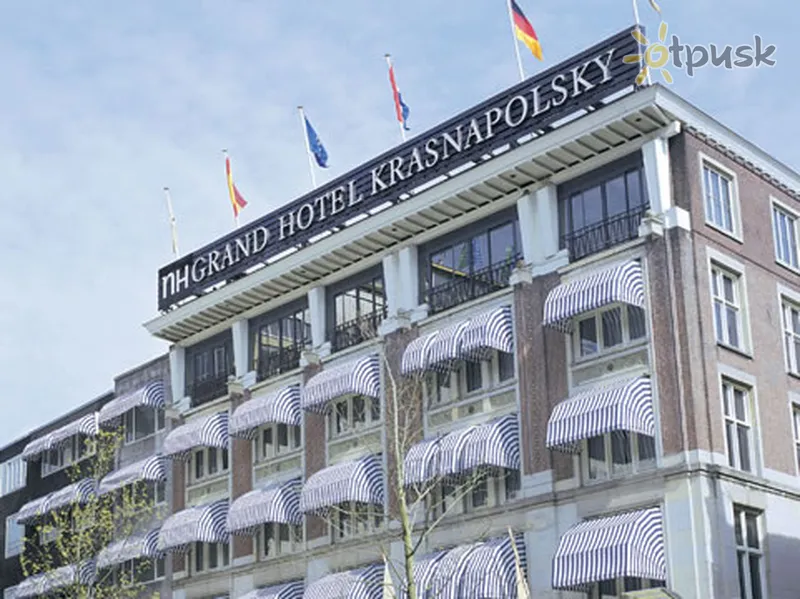 Фото отеля NH Grand Hotel Krasnapolsky 5* Amsterdamas Nyderlandai išorė ir baseinai