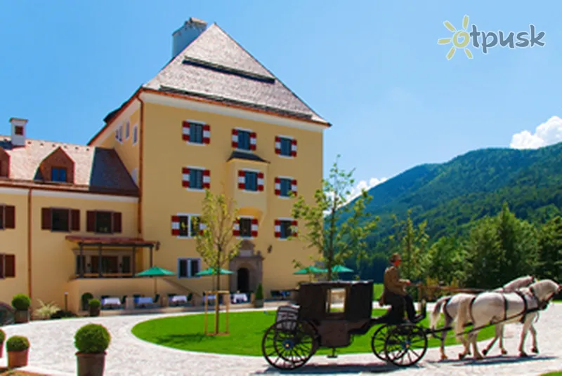 Фото отеля Schloss Fuschl 5* Зальцбург Австрия экстерьер и бассейны