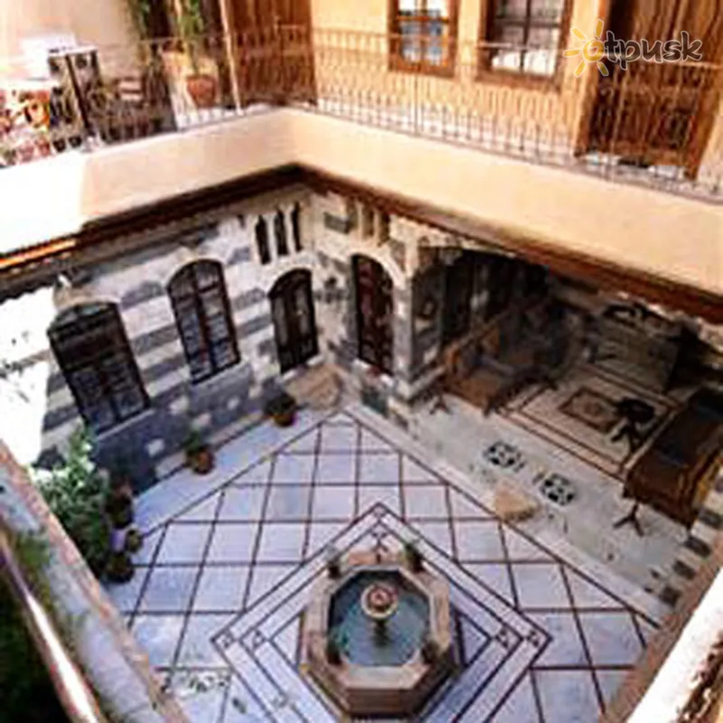 Фото отеля Beit Rumman 4* Дамаск Сирия лобби и интерьер