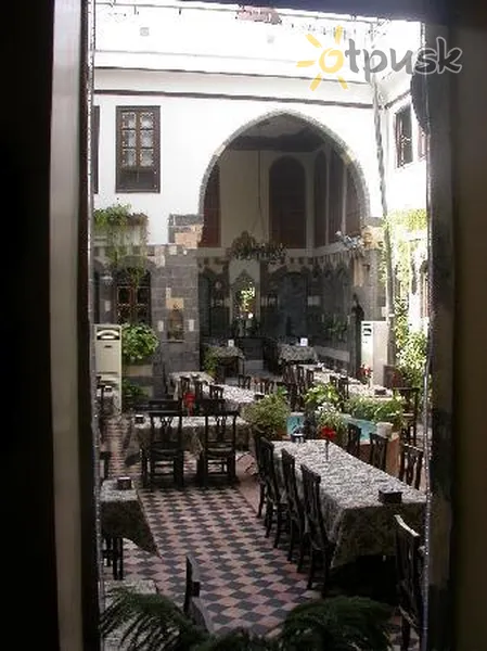 Фото отеля Oriental Hotel 4* Damaskas Sirija barai ir restoranai