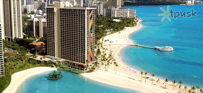Фото отеля Hilton Hawaiian Village Beach Resort & Spa 5* Havaju salas ASV ārpuse un baseini