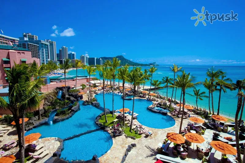 Фото отеля Moana Surfrider, A Westin Resort & Spa 4* Гавайские острова США экстерьер и бассейны