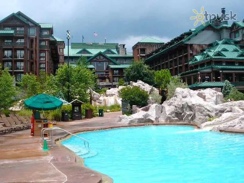 Фото отеля The Villas at Disney's Wilderness Lodge 4* Orlandas JAV išorė ir baseinai