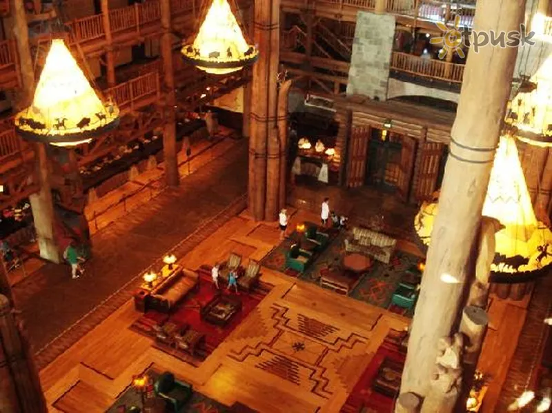 Фото отеля The Villas at Disney's Wilderness Lodge 4* Orlandas JAV fojė ir interjeras