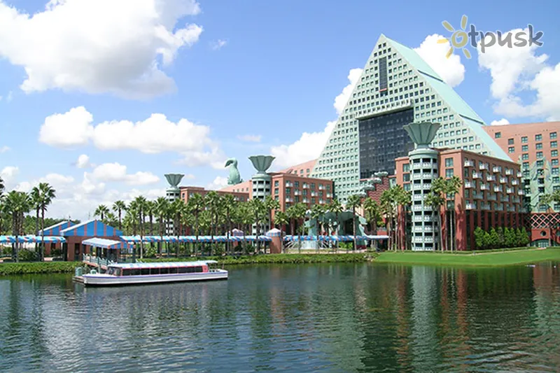 Фото отеля Walt Disney World Swan & Dolphin 5* Орландо США экстерьер и бассейны