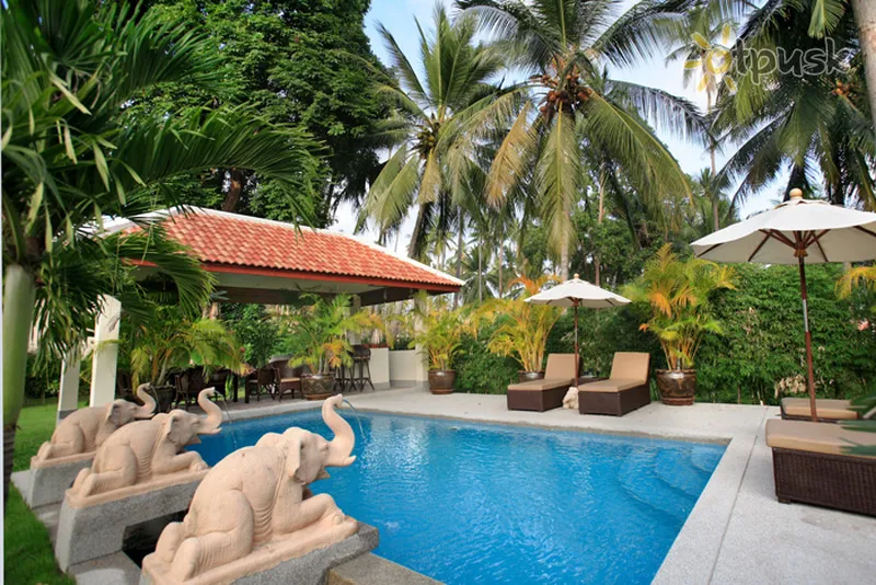 Фото отеля Ban Kao Tropical Lodge & Spa 4* о. Самуи Таиланд экстерьер и бассейны