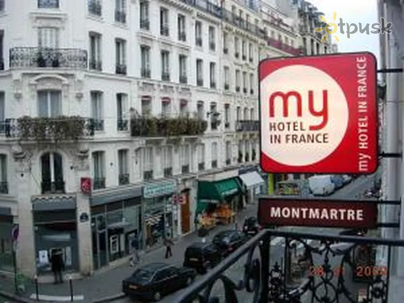 Фото отеля My Hotel In France Montmartre 2* Париж Франция экстерьер и бассейны