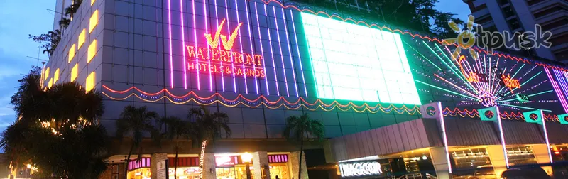 Фото отеля Waterfront Manila Pavilion Hotel & Casino 4* о. Лусон – Маніла Філіппіни екстер'єр та басейни