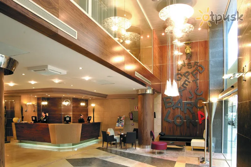 Фото отеля Evenia Rossello Hotel 4* Barselona Spānija vestibils un interjers