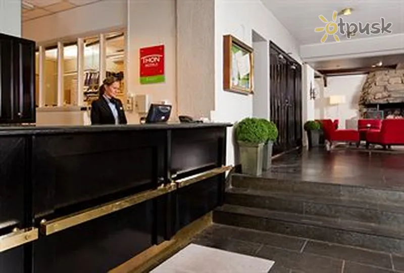 Фото отеля Thon Hotel Bergen Brygge 3* Берген Норвегия лобби и интерьер